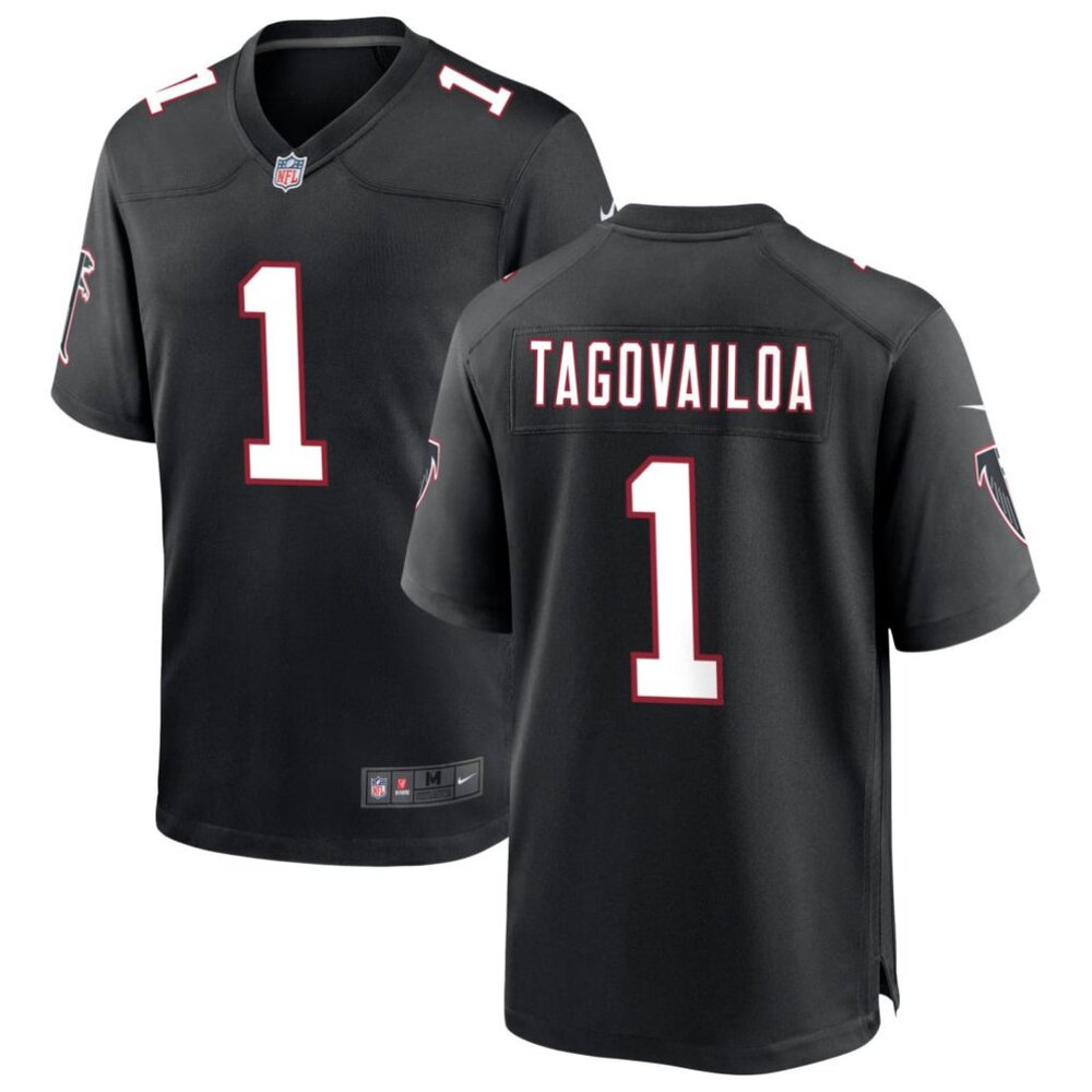 Can Select Mens Youths  Tua Tagovailoa Black Stitched Jersey Vapor